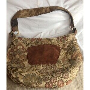 SALMAGUNDI X-Large Shoulder Bag Purse Reversible Hippie Boho Bohemian USA CUTE!!